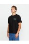  Camiseta de manga corta para hombre con estampado de trampa para ratas - Negra | Camisetas y camisetas sin mangas Volcom