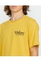  Camiseta de manga corta para hombre con estampado de trampa para ratas - Amarillo oscuro | Camisetas y camisetas sin mangas Volcom