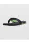  Sandalias reclinables para hombre - Negro y verde | Sandalias Volcom