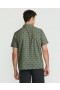  Camisa de manga corta Ridgestone para hombre - Verde oliva claro | Camisas y franelas Volcom