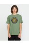  Camiseta de manga corta Stoney Circle para hombre - Verde oliva claro | Camisetas y camisetas sin mangas Volcom