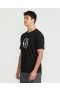  Camiseta de manga corta Trucker Stone para hombre - Negra | Camisetas y camisetas sin mangas Volcom