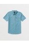  Camisa Veeco Oxford de manga corta para hombre - Azul usada | Camisas y franelas Volcom