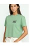  Camiseta corta Dial para mujer - Verde mar | Camisetas y camisetas de tirantes Volcom