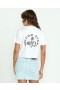 Camiseta corta Dial para mujer - Blanca | Camisetas y camisetas de tirantes Volcom