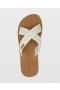  Sandalias Volcom Double Cross para mujer - Crema | Sandalias Volcom