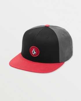  Sombrero Quarter Twill para hombre - Chili Red | Gorros Volcom