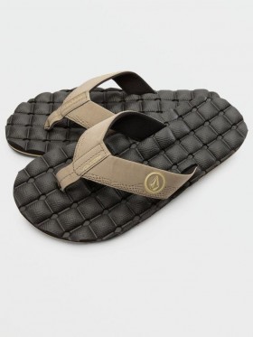  Sandalias reclinables para hombre - Caqui | Sandalias Volcom