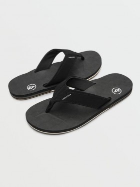 Sandalias Victor para hombre - Negras | Sandalias Volcom