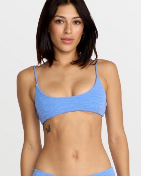  Dámský spodní díl bikin Coco Crop - světle modrá kyselina | Volcom Swim