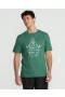  Herre Lined Up Kortærmet T-shirt - Forest Heather | Volcom T-shirts & Tanktops