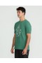  Herre Lined Up Kortærmet T-shirt - Forest Heather | Volcom T-shirts & Tanktops