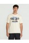  Herre Real Visions Kortærmet T-shirt - Off White | Volcom T-shirts & Tanktops