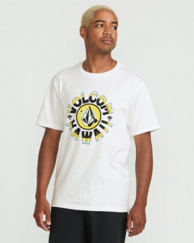  Herre Rotation Kortærmet T-shirt - Hvid | Volcom T-shirts & Tanktops