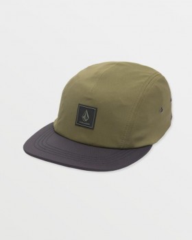  Volcom Stone Tech Delta Camper Justerbar Hat - Squadron Green