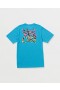  Heren Eye Warp T-shirt met korte mouwen - Bay Blue Heather | Volcom T-shirts en tanktops