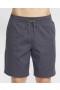 Heren Frickin Shorts met Elastische Taille - Houtskool | Volcom Shorts