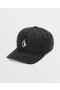  Heren Full Stone Heather Flexfit Hoed - Charcoal Heather | Volcom Hoeden