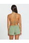  Dames Simply Solid Boardshorts - Grasgroen | Volcom Bikini's