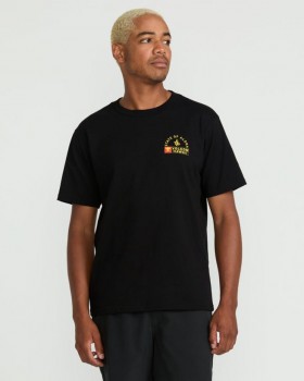  Heren Lattitude T-shirt met korte mouwen - Zwart | Volcom T-shirts en tanktops
