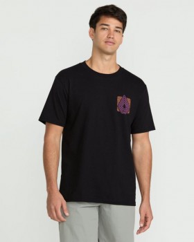  Heren T-shirt met korte mouwen - Zwart | Volcom T-shirts en tanktops
