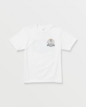  Heren Postcard T-shirt met korte mouwen - Wit | Volcom T-shirts en tanktops