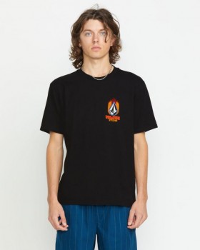  Miesten Draggin Stone -lyhythihainen t-paita - musta | Volcom T-paidat ja topit