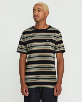  Miesten Parotic Crew -lyhythihainen t-paita - musta | Volcom T-paidat ja topit