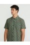  Chemise à manches courtes Ridgestone pour homme - Vert olive clair | Volcom Chemises et flanelles