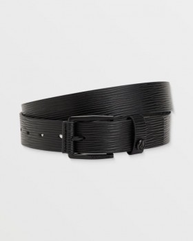 Ceinture homme Good Grain PU - Noire | Ceintures et portefeuilles Volcom