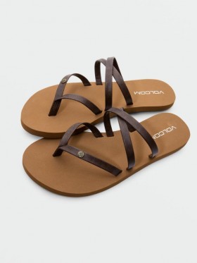 Easy Breezy II Sandalen für Damen – Braun | Volcom Sandalen