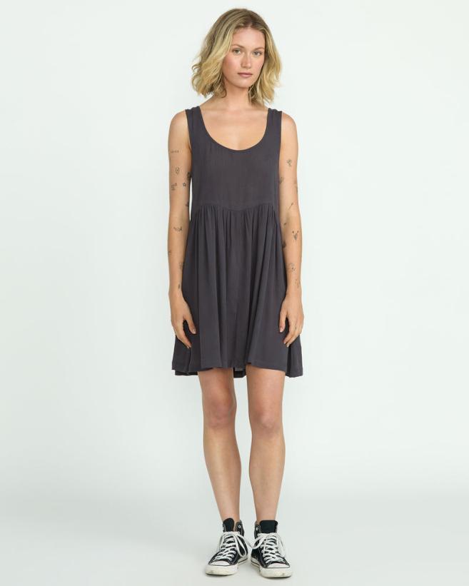 Women Lived In Baddie Dress - Vintage Black | Volcom Dresses